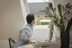 VELUX 1282 Pleated blind Dark Grey
