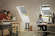 VELUX 1282 Pleated blind Dark Grey
