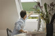 VELUX 1280 Pleated blind Forest Green