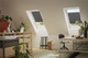 VELUX 1274 Pleated blind Charcoal
