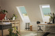 VELUX 1281 Pleated blind Mint Green