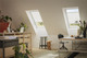 VELUX 1016 Pleated blind White