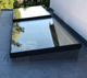 YARDLITE Premium Fixed Flat Glass Rooflight with Insulated Timber Upstand