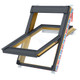 Keylite Pine Centre Pivot Roof Window with Triple Glazing