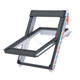 Keylite White PVC Centre Pivot Roof Window with Triple Glazing