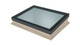 Select Flat Glass Rooflight Fixed Glazed Frame with Timber Sloping Kerb - Glazed Frame and Prefabricated Timber Sloping Kerb