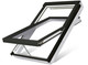 FAKRO FTU-V P5 06 Electric Z-Wave Centre-Pivot Roof Window in White Polyurethane with Anti-burglary Triple glazing 78x118cm