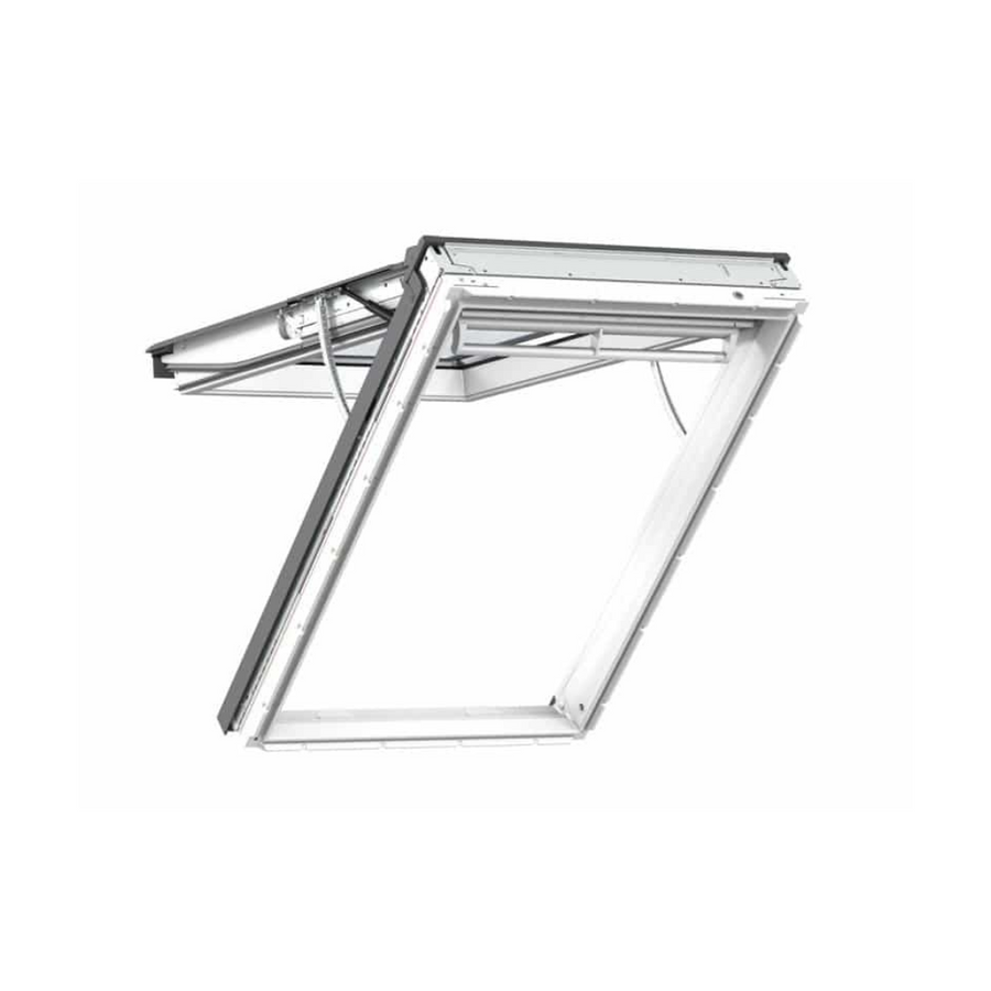 VELUX Top-Hung White Polyurethane Electric Top-Hung Roof Window
