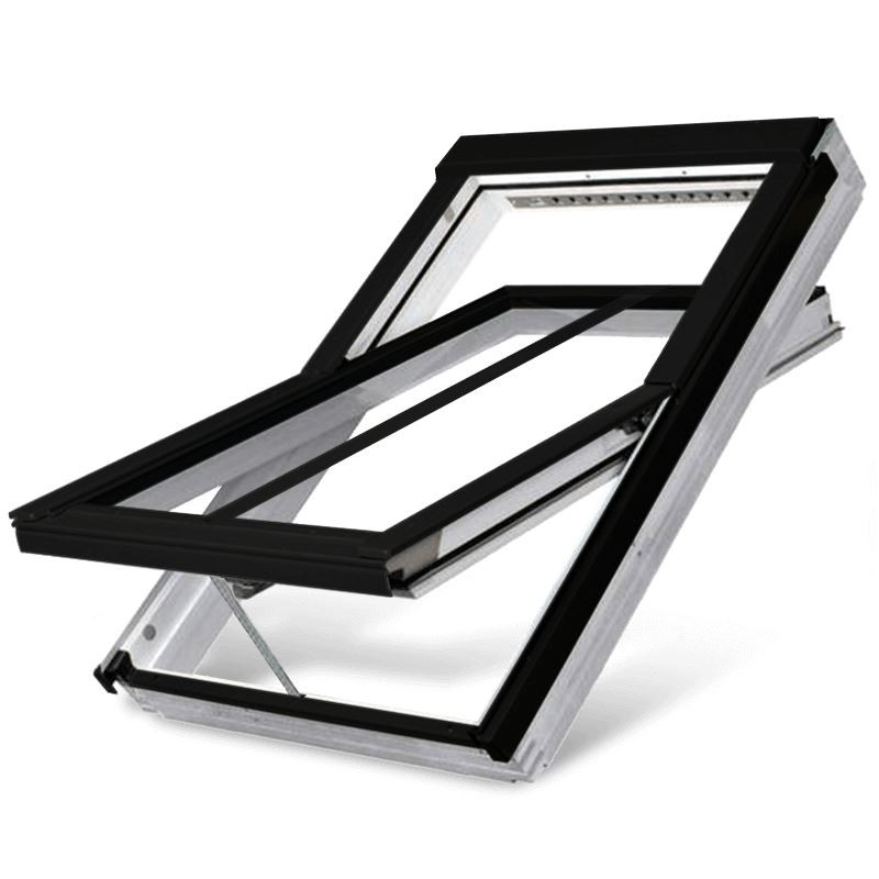 FAKRO Conservation White Polyurethane Electric Centre Pivot Roof Window