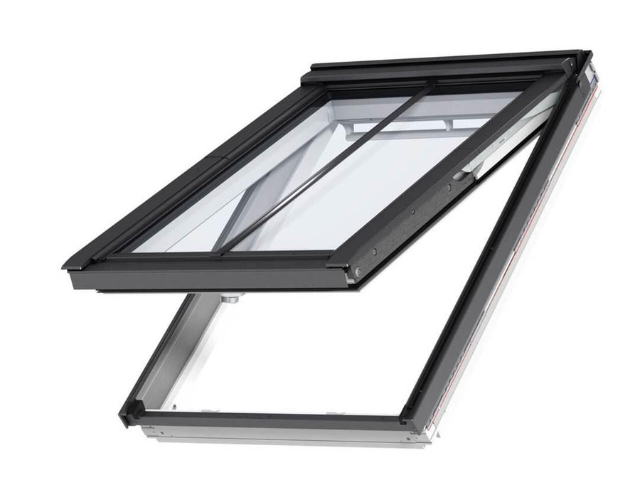 VELUX GPL MK08 Manual Top-Hung Conservation Roof Window White Painted Wood incl. Profiled roofing material Standard Flashing