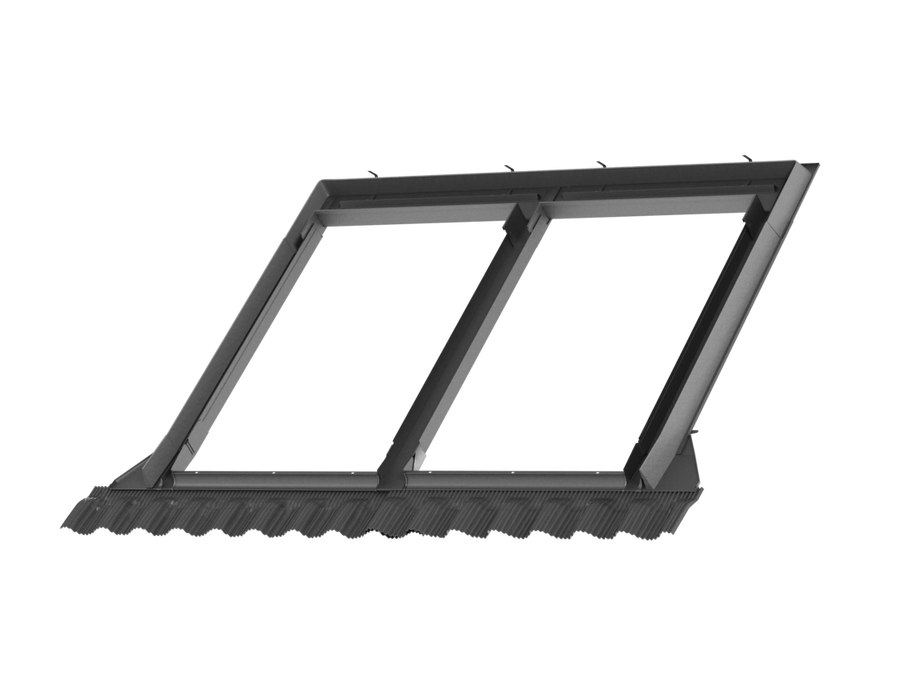 VELUX EKW Classic Side-by-Side Combination Flashing for Profiled Roofing Material