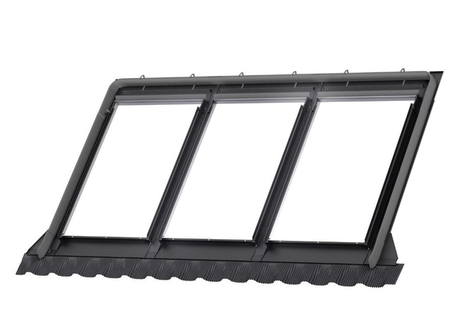 VELUX EKW Integrated Triple Combination Flashing for Profiled Roofing Material incl. Bearing Beams