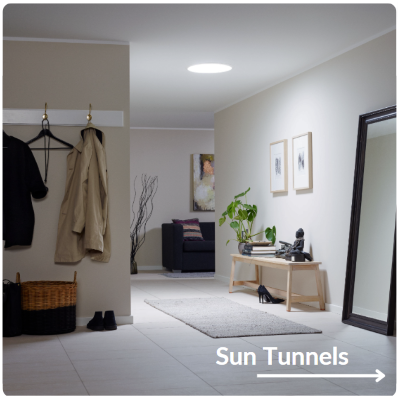 Sun Tunnels, light tubes, sun pipes, sun tubes