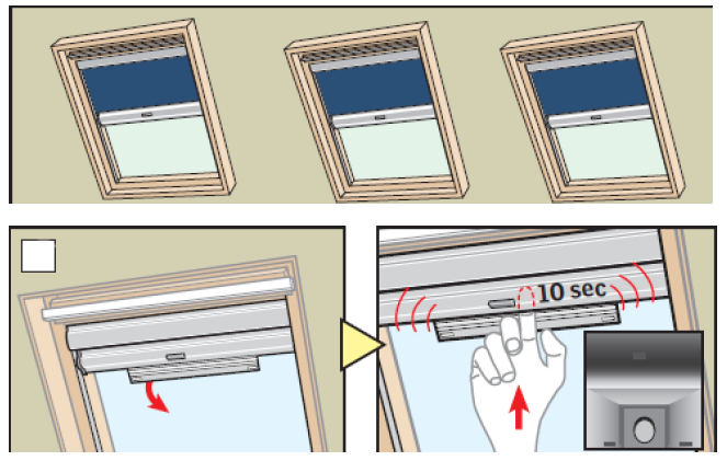 Programming 1 Solar Remote Control to operate multiple Solar Blinds ...