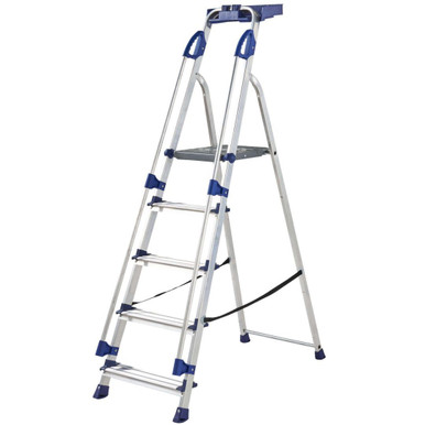 Robinson High Quality Aluminium Handrail 5 Slip Resistant Step Ladder, Ladders, Paints & Tools, Paint & Sundries, Hardware & Tools, All Brands