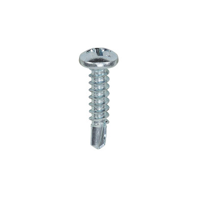 Pan Screw PH2 S/DRILL No3 Zinc [6 x 5/8] - [Box] 1000 Pieces - YARDFixt