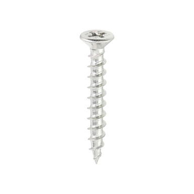 PVC Window Screw RIB CSK -S/S [4.3 x 30] - [Box] 1000 Pieces - YARDFixt