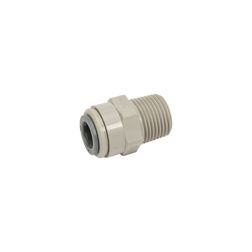 MALE CONNECTOR 3/8X3/8 NPTF