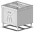 CABINET STAND 30″ WIDE