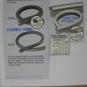 Edge Trims without Rubber Seal