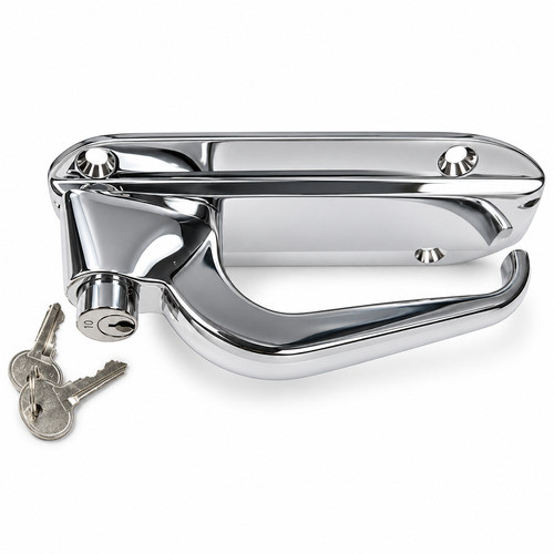 Chrome 5/16 Inch Push Button Handle