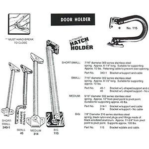 Stainless Steel Automatic Hatch Holder