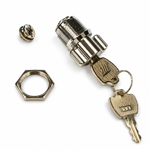 Chrome Zinc Die Cast Latch Quarter Turn with Key 601 Supplied less cam.anplied