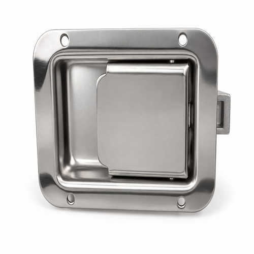 Stainless Steel Junior Size Flush Latch with Mounting Holes