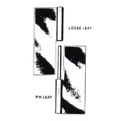 LJ-142432-B Loose Joint Hinges Type B, Steel - 2 inch - 1 1/2 inch, Length - Open Width