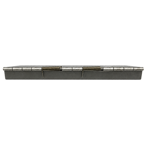0.050 x 1 1/2" x 8 3/4 x 0.093 Steel Spring Hinge Without Holes