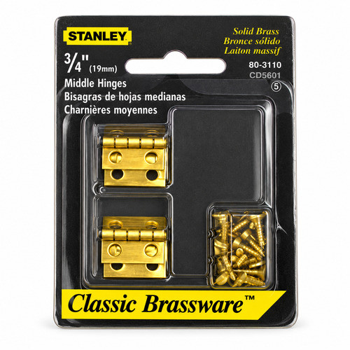 Middle Hinge Brass
