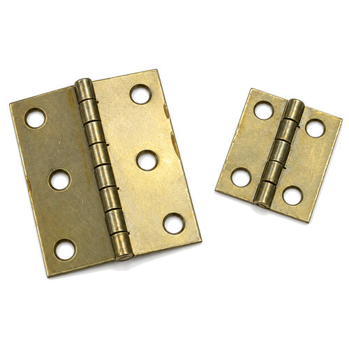 0.042 x 1 3/8 x 1 1/2 Inch Plain Cold Rolled Steel Surface Butt Hinge