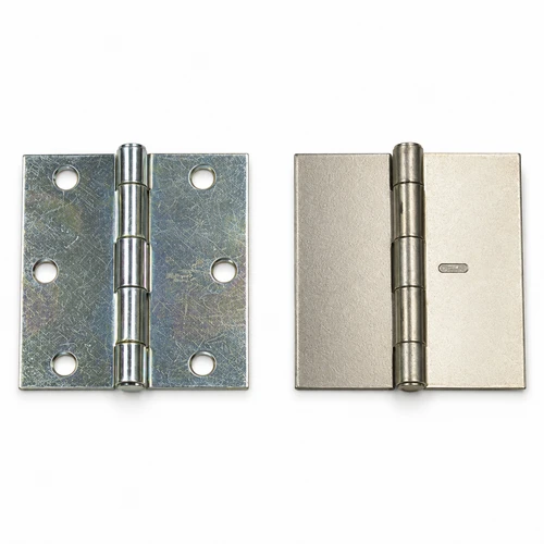 3 x 3 Inch Zinc Fast Spun Pin Broad Hinge