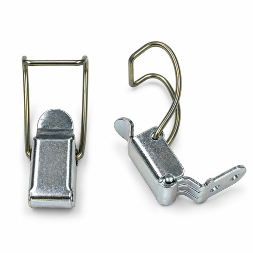 Stainless Steel Non Locking Hook End 255 Series Pull Down Catch with Holes
