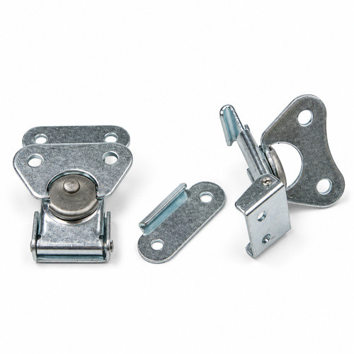 Zinc Plated 2000 Series Non Locking Hook End Wing Turn Catch with Holes