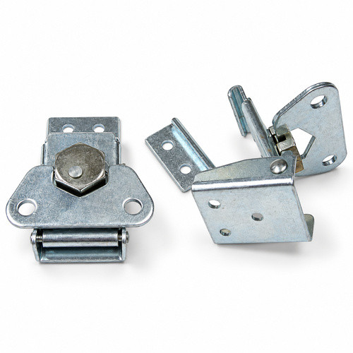 Zinc Plated 2000 Series Non Locking Hook End Wing Turn Catch with Holes
