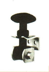 0.13 lbs Zinc Plated Steel Rubber Flexible Hood Latch