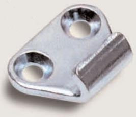 OJOP 31 Striker Platinum Raw Finish Stamped Adjustable Catch Strike without Mounting Holes