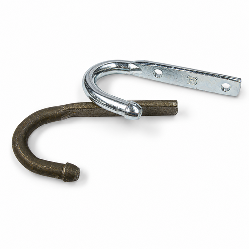 1.5 in Zinc Steel Hook with Holes