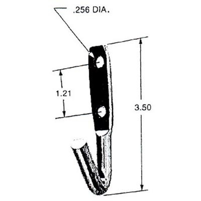 Zinc Plated Steel Rope Hook
