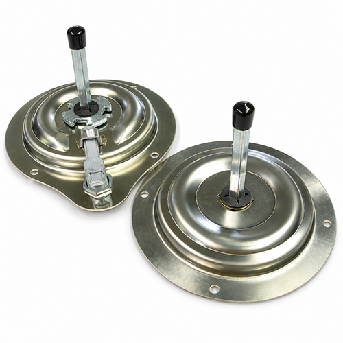 2 1/2 in Zinc Plated Threaded Adjustable Yoke Ends