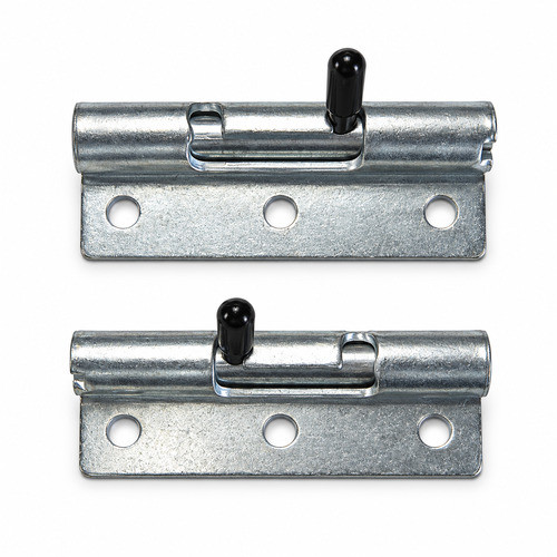0.375 Left Hand Zinc Plated Steel Heavy Duty Spring Latch