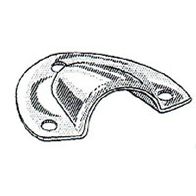 1 1/2 x 1 3/4 x 1/2 inch Gemlux Stainless Steel Clamshell Vents