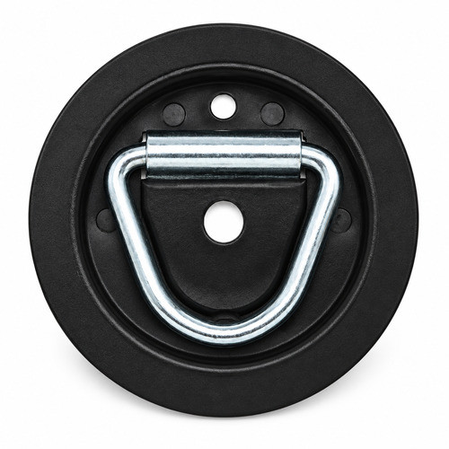 3/16 in. Black Plastic Anti Rattle Tie Down Ring