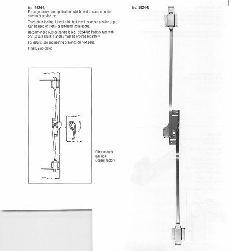 3-Point Dead Bolt Lock Kit