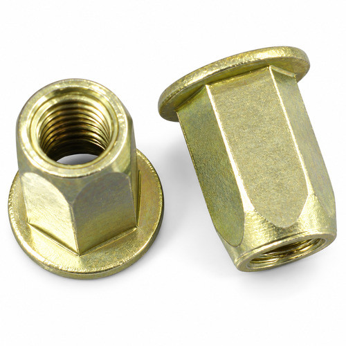 RNELHF000M630A - M6 x 1.00 Full-Hex Rivet Nut, Large Flange