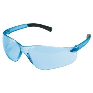 Bearkat Bk1 Series Safety Glasses With Light Blue Lens Soft Non-Slip Temple