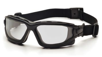 Black Strap-Temples/Clear Anti-Fog Lens