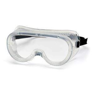 Direct Vent Perforated-Clear Safety Goggles