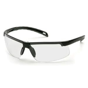 Ever Lite Black Frame/Clear H2max Anti-Fog Lens (Will Not Fog)